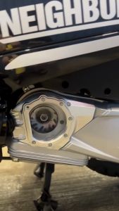 for Vespa Sprint 150 Primavera 150 S125 Transmission Air Aluminum Alloy Transparent Cover Motorcycle Accessories