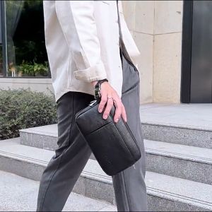 GORCHIS Tas Tangan Handbag Clutch Dompet Besar Pria Multifungsi Pocket Bag Keren Elegan