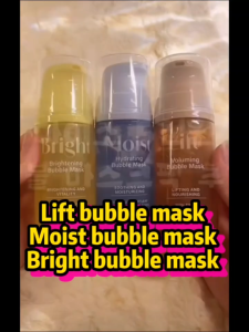 100% ORIGINAL KOREA Curest 10-Second Quick Bubble Mask – Moisturizing/ Brightening/ Lifting Quick Lift Hydrate & Brighten