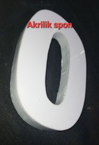 HURUP TIMBUL AKRILIK dan SPON