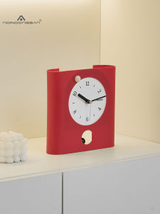 Nori Entrance Table Clock Creative Artistic Desktop Standing Clock Luxury Decorative Home Living Room Nordic Style Clock