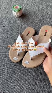 Sandal Papirut Wanita Jepit Cantik Bisa COD Sandal Kulit Wanita