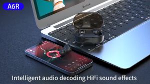 A6S Wireless Headphone Bluetooth 5.1 Earphone Wireless Stereo Mini Earbuds Macaron Hi-Fi