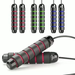 Dây nhảy giảm cân đốt mỡ bụng lõi thép đàn hồi có tạ 2.9m tập thể dục tại nhà