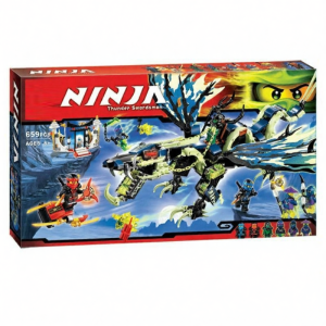 Ninja Masters Dark Dragon King Building Blocks 10400 Pieces