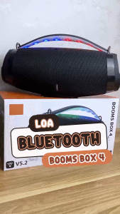 Loa bluetooth Boombox 4 Không Dây Công Suất Lớn Âm Hay - Bass Căng - Nghe Cực Đã - Bảo hành Lỗi 1 Đổi 1