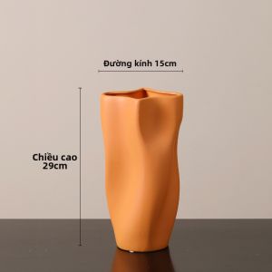Vỏ Hoa Sứ Nghệ Thuật Bắc Âu Sóng Nước Màu Morandi