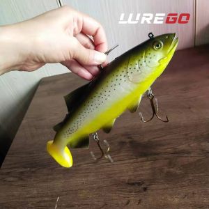 1PC Slow Pitch Jigging Lure 400g 30cm - Heavy Duty with Anti-Bite Hooks for Deep Sea Fishing Offshore & Bottom Jigging