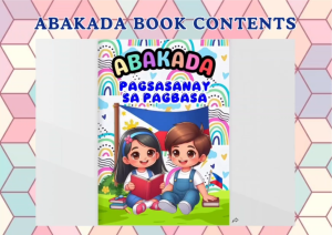 ABAKADA BOOK PAGSASANAY SA PAGBASA 104 PAGES EDUCATIONAL BINDED BOOK