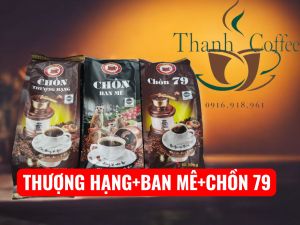 COMBO 3 GÓI CAFE ĐỒNG PHÁT (THƯỢNG HẠNG+BAN MÊ+ CHỒN 79) THƠM BÉO ÍT ĐẮNG SÁNH ĐẬM.