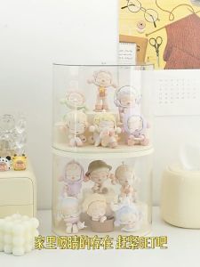 Pop Mart Blind Box Display Box Transparent Stackable Large Capacity Dustproof Waterproof Toy Doll