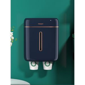 Automatic Cup Dumper Dispenser Paper Cup Holder Stand for Water Dispenser Disposable Cup Organizer Plastic Installation