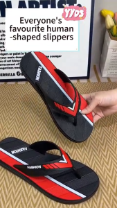 mens flip flops new style Not stuffy feet ultra-lightweight anti-build and durable beach slippers