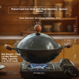 SHUEHO | Dual Handles Household No Coating Nonstick Soup Pot