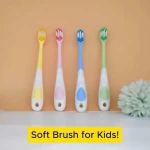 Kid Training Toothbrush: Ergonomic Design for 3-9 Years Old & Ultra-fine Bristles