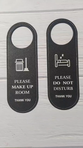 Door Sign Hanger / Sign Board Tidak / Door Hotel Do Not Disturb / Gantungan Pintu Hotel Jangan Diganggu