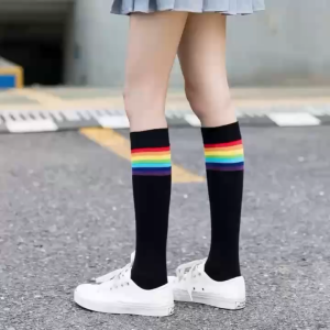 ins Japanese style calf socks female mid-tube student all-match long socks high tube Korean version