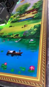 Tranh gạch 3d cảnh biển trang trí tường