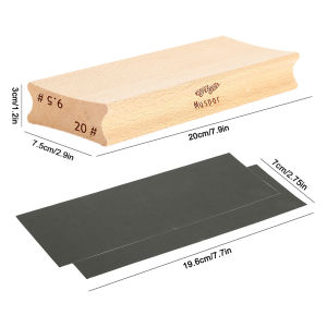 Guitar Sanding Block Wooden Dual Purpose Radius Sanding Blocks Fret Wire Leveling Fingerboard Luthier Tool for Guitar Bass