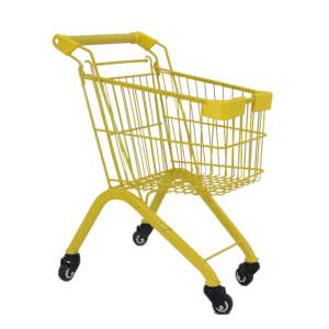 Mini Pink Metal Shopping Cart Childrens Pushcart with Flagpole Small Pushcart Childrens Shopping Cart Supermarket Furniture