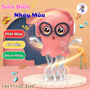 Đồ Chơi Sứa Biển Nhảy Múa / Tàu Hỏa Phun Khói / Xe Tăng - Phát Sáng Có Đèn / Nhạc Vui Nhộn