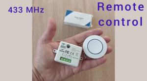 16A/20A RF433Mhz Work With Tuya WiFi Smart Switch Relay Receiver Mini Round Panel Switch Alexa Google Home Alice Voice Control