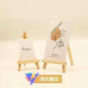 Mini Desktop Stand Small Shelf Pine Creative Decoration Mini Triangle Pine Stand Decoration