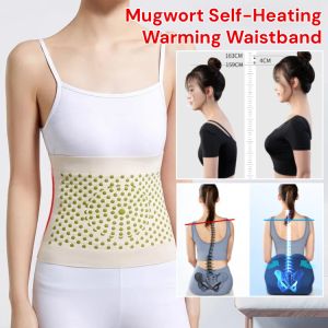 Summer Mugwort Dehumidification Waist Care High Elasticity Adjustable Lumbar Support Belt Self Heating Warm Waistband