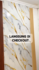 Wallpaper Dinding Vinyl Marble Roll Wallpaper Dinding Jumbo Wallpaper Ruang Tamu Background TV Ukuran 120 X 280 CM