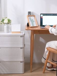 กล่องเก็บของพับได้ กล่องอเนกประสงค์ กล่องใส่ของ กล่องพลาสติก มีฝาปิด มีล้อ วางซ้อนกันได้