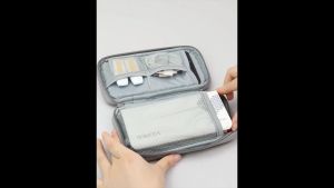 (พร้อมส่ง) กระเป๋าจัดระเบียบเอุปกรณ์มือถือ เคสPower Bank สายชาร์จ หัวชาร์จ USB SD การ์ด หูฟัง Gadget Organizer Bag
