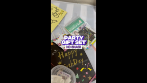 Birthday Party Gift Set No Snack Party Pack Gift Pack Goodie Bag Door Gift Hadiah Harijadi