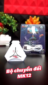 Bộ Chuyển Đổi Game MK12 - Thiết Bị Chuyển Đổi AI Kết Nối Phím Chuột Hỗ Trợ Bluetooth 5.1