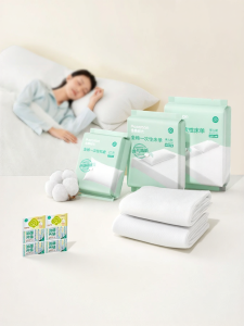 Purcotton | Travel Portable Cotton Disposal Bed Sheet Single Double Use