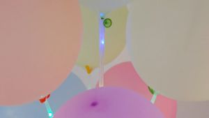 Stik Balon 7 in 1 LED dan NON LED + TATAKAN / Standing Balon Latex