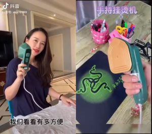 Pinkgo - Setrika Uap Mini Travel /Wet Ironing Travel Streamer Elektic 30Watt / Strika Uap Portable / Setrika Uap Steamer Iron /Setrika Uap Portable Dry