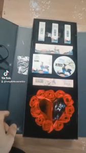 Bộ trang điểm quà tặng JLIG hoa tim cực đẹp