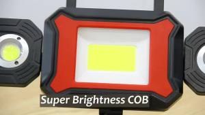 2025 Hot Sale Three-page Lamp Rotating Folding Mobile Charging Strong Magnetic Adsorption Car Inspection Lighting Work Lamp COB