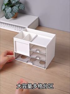 กล่องลิ้นชักตั้งโต๊ะ กล่องจัดระบียบบนโต๊ะ ฟรี!!กระดาษโน้ต10แผ่น ลิ้นชักใส่เครื่องเขียน  ลิ้นชักตั้งโต๊ะ กล่องใส่ปากกา