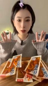 【巧大娘】大刀鱿鱼片 抖音爆款 香辣味 麻辣小零食 Spicy Squid Slice 14g