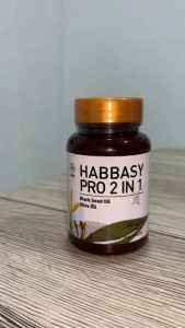 Habbasy Pro 2 in 1 60 Kapsul Habbatussauda & Zaitun | Kuatkan Jantung Atasi Asam Urat