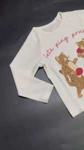 ชุดว่ายน้ำเด็กเสื้อแสง กางเกง กันยูวี 100% SW277 (2 ชิ้น)