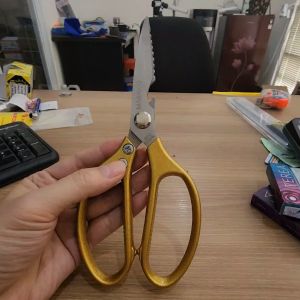 MASSAKI Gunting Dapur Heavy Duty - Gunting Kain Kertas Serbaguna SS