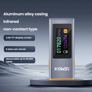 Gaqqee | Máy Đo Tốc Độ Hồng Ngoại TFT 096 Inch Máy Đo Tốc Độ Laser Không Tiếp Xúc DC 5V 05A Type-C Để Đo Lường Công Nghiệp