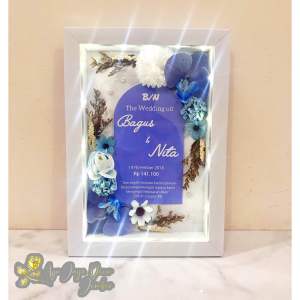 Promo Mahar Pernikahan semi resin art anggrek murah meriah / Mahar Pernikahan Rustic size 35cm x 25cm