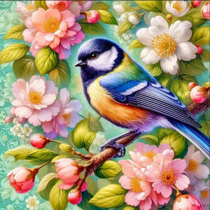 Huacan Full Diamond Painting Bird Animal Picture Rhinestones Mosaic Flower 5D DIY Painting Eagle Handmade Hobby