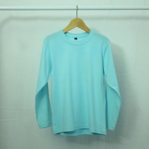 Kaos Polos Anak Cotton Combed 30s Lengan Panjang Variasi 3
