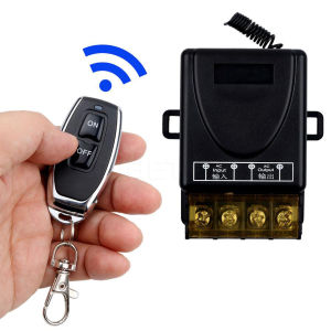 KEBIDU Wireless RF Remote Control Switch Universal 433MHz Transmitter Remote Controller with AC 110V 240V 30A Relay For Smart Home