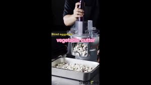 Máy thái rau củ quả công nghiệp đa năng thái lát thái sợi thái hạt lựu cắt khoai tây chiên Septree M1 - Công suất 1200W - Bảo Hành 12 Tháng