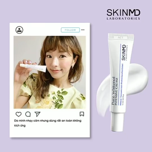 Kem giảm sạm nám và phục hồi làn da mỏng yếu nhạy cảm Skinmd Pure Whitenol Cream Intensive 15ml
